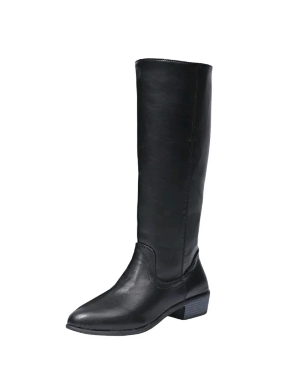 #sh01 Target Black Over-the-Knee Block Heel Boots